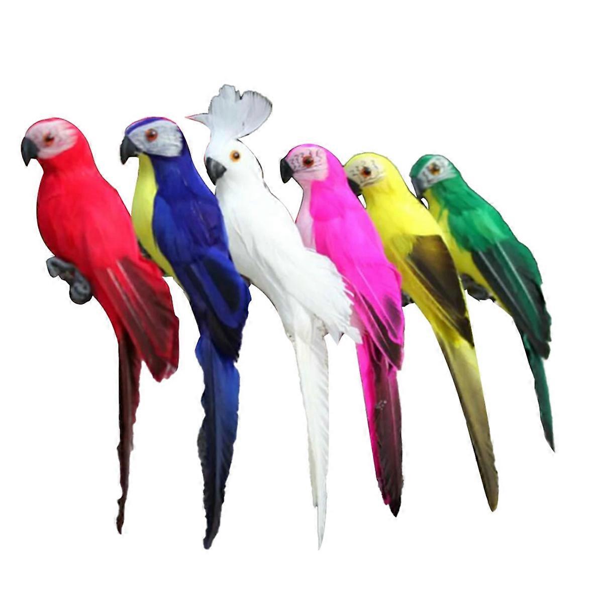 Handmade Simulation Parrot Animal Bird Garden Props Decoration
