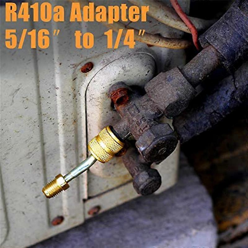 Adaptador R410A para Mini Split System Ar Condicionado HVAC 5/16 Polegadas Fêmea Para 1/4 Polegada Macho Flare, Válvula