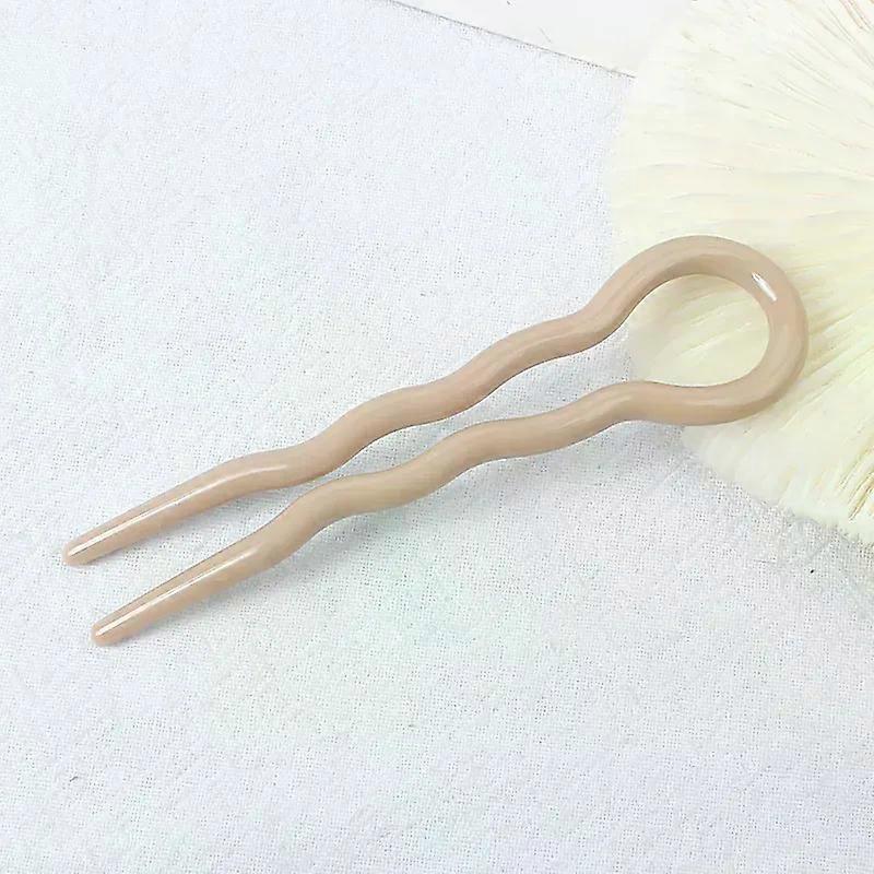 Nouveau design rétro chignon en forme de U bâtons de cheveux pince barrettes épingles à cheveux femme filles queue de cheval tête de boule de viande doux accessoires de cheveux