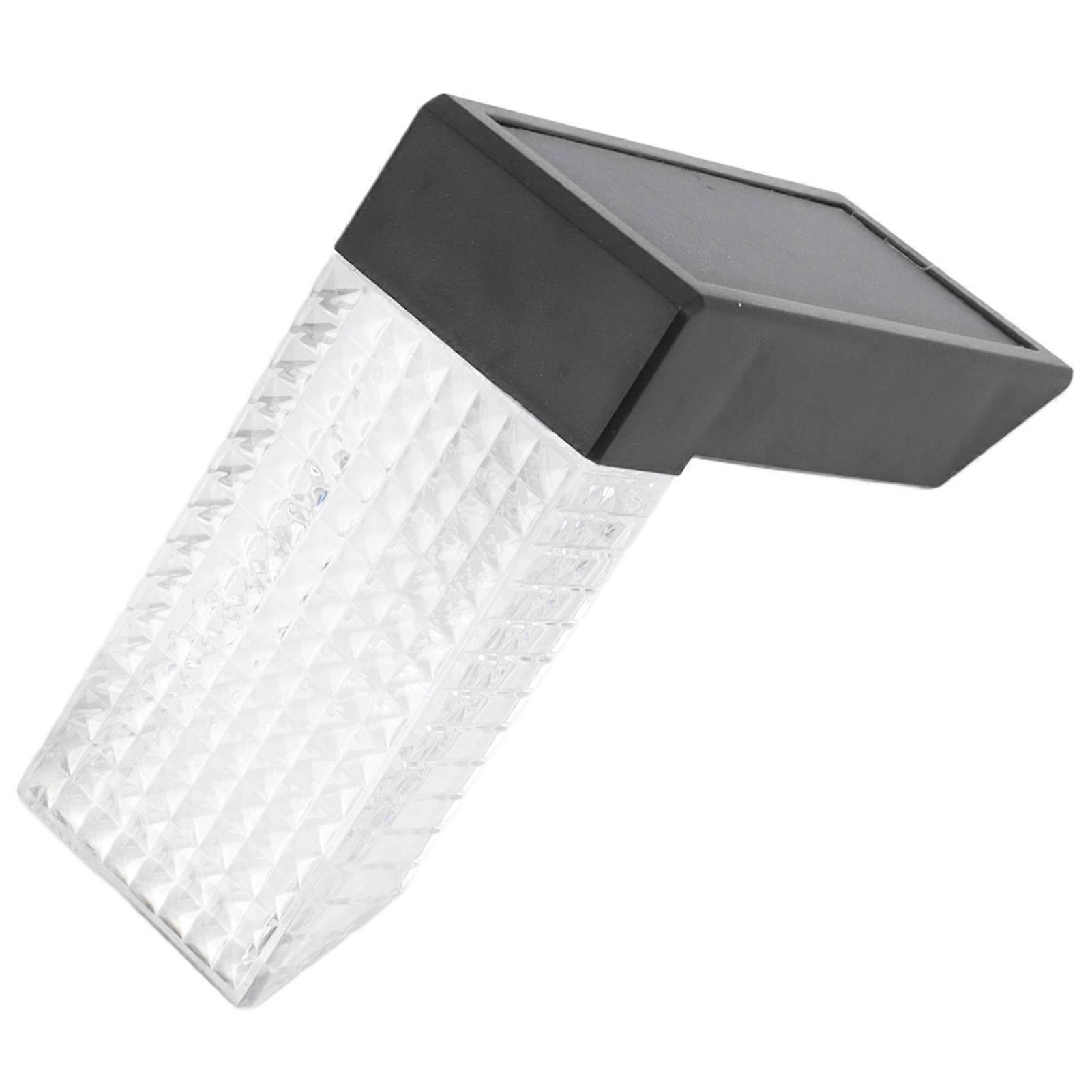 LED Solar Step Light L Shape Warm RGB Color Temperature IP65 Waterproof Solar Deck Light