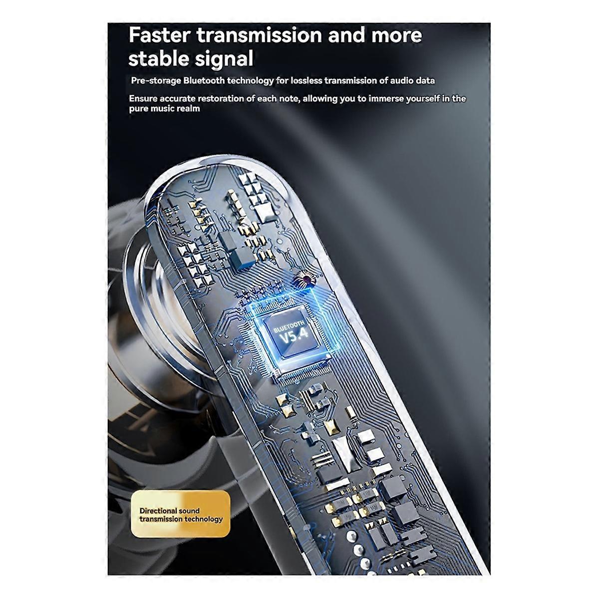 Noise Cancelling Earbuds with Smart Touch for IPhone Android B