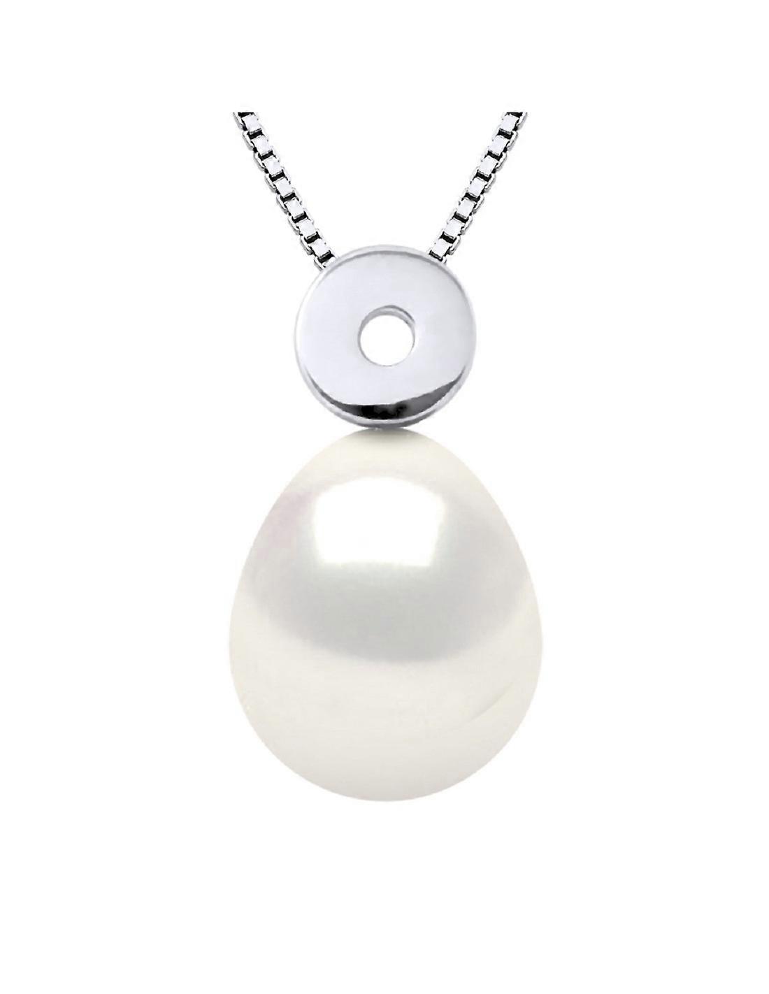 Wasserperlenkette Soft 8-9 mm - Silber - LULA