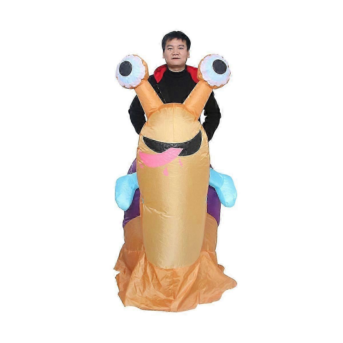 Simbok Party felfújható jelmez kerékpáros csiga vicces felfújható jelmez partiruházat felnőtteknek