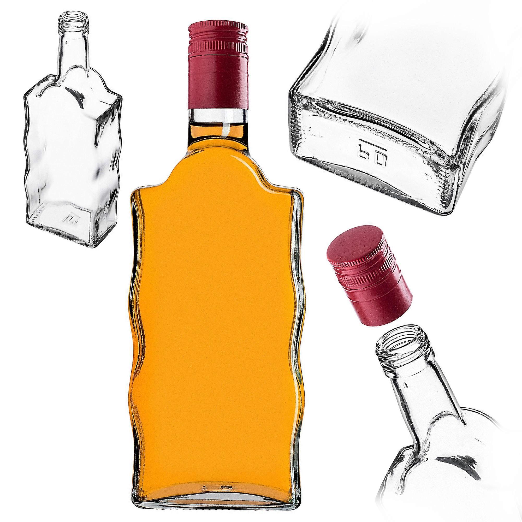 KADAX Botella de vidrio WAVE B500 Stoff 500ml 1pc 