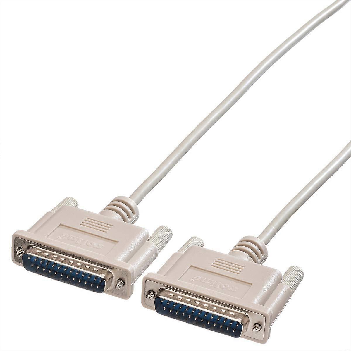 3m DB25 M-M RS232 Cable