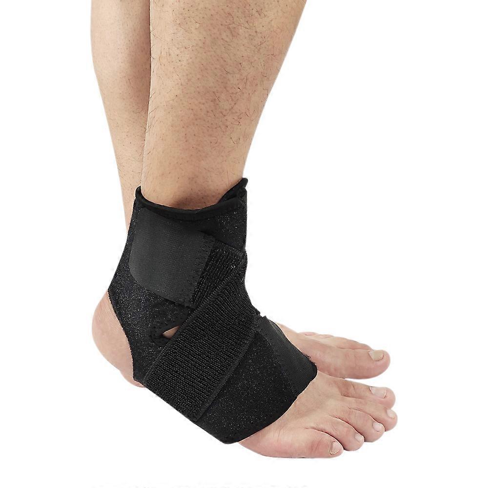 Exo Ankle Wrap Support - Adjustable Compression Brace for Sprains, Plantar Fasciitis, Mid Foot Stabilizer, Breathable Material