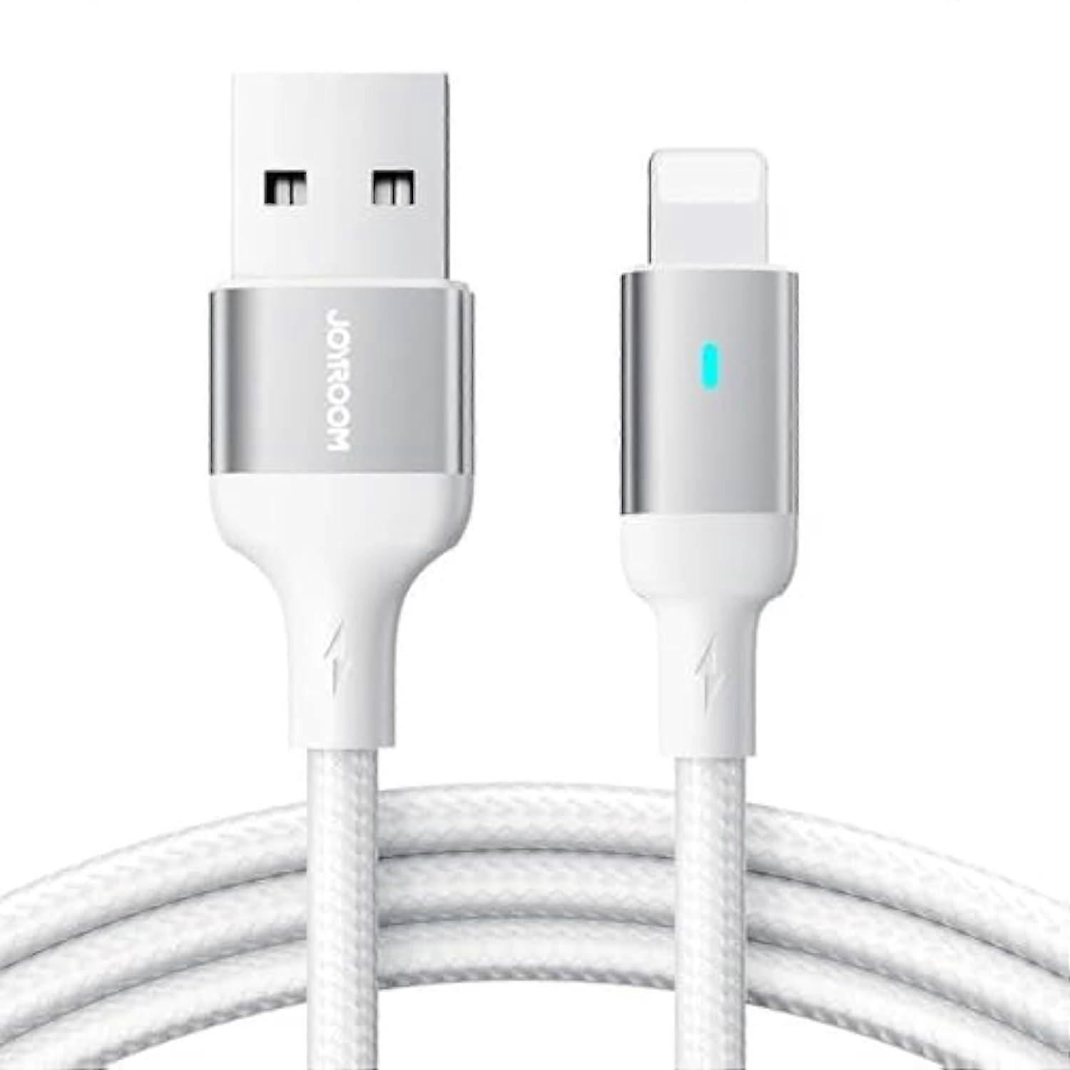 S-UL012A10 Extraordinary Series 2.4A USB-A to Lightning Fast Charging Data Cable 1.2m-White|12 Months Warranty
