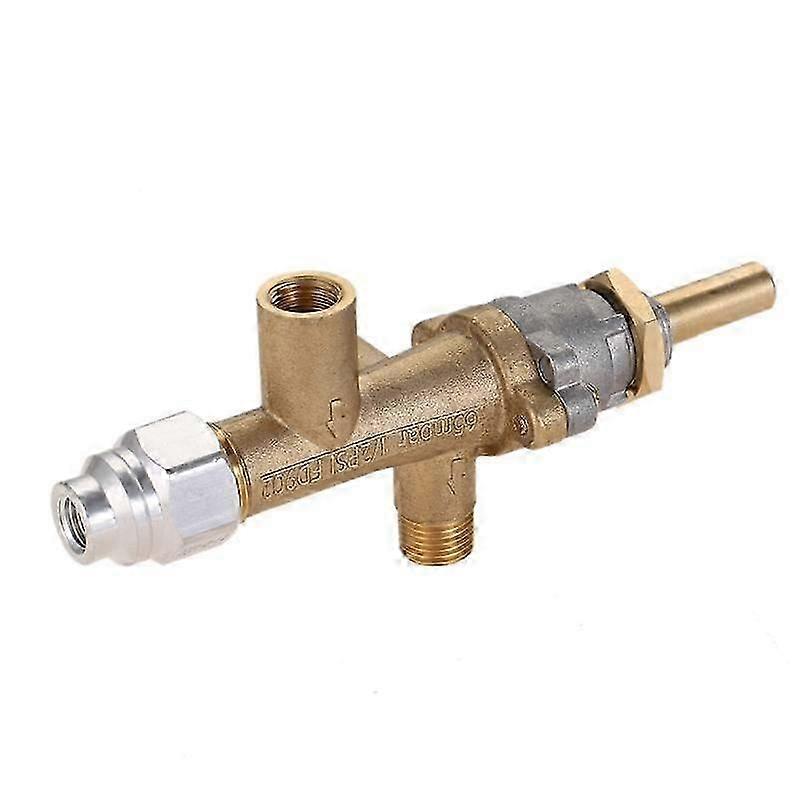 Safety Brass Patio Heater Main Control Valve with Pilot Port for Low Pressure Gas Patio Burner