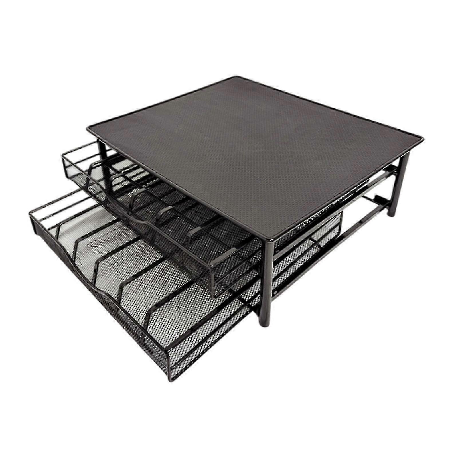 Coffee Pod Storage Drawer, Durable Compact Design Multipurpose Kitchen Counter Organizer for Capsules