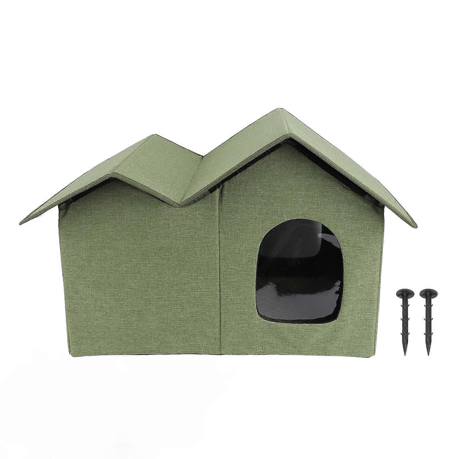 House Large Space Water Resistant Closed Design Comfortable Portable Foldable Cat Hideaway for Indoor Pets