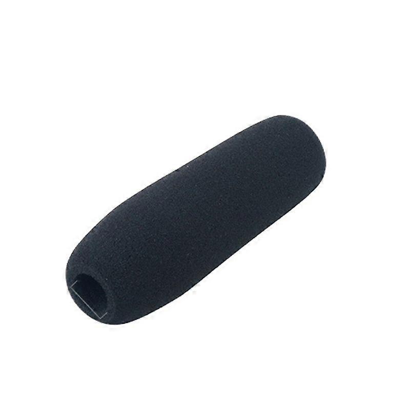 Black Sponge Foam Interview Microphone Windscreen Shrinkage Sponge Cover