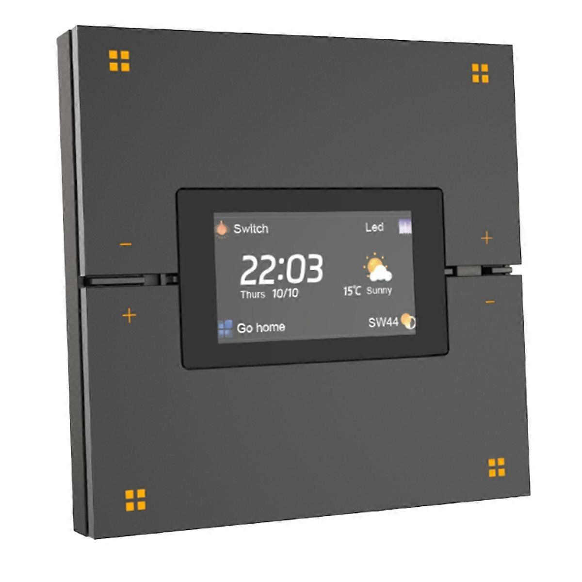 Tuya Smart Home 3.5-Inch Radar Human Body Sensor Push Button Screen Wall Switch Zigbee Smart Switch