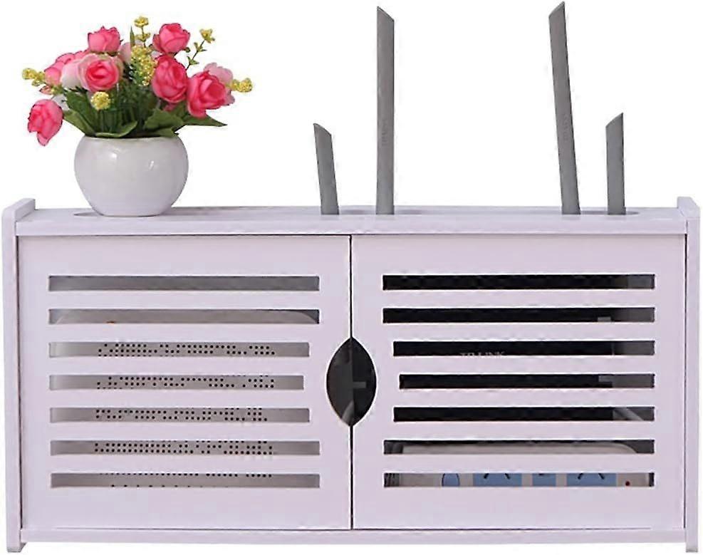 2025 Latest Model  Double Door Bracket Wall Mount, Floating Wall Shelf, WiFi