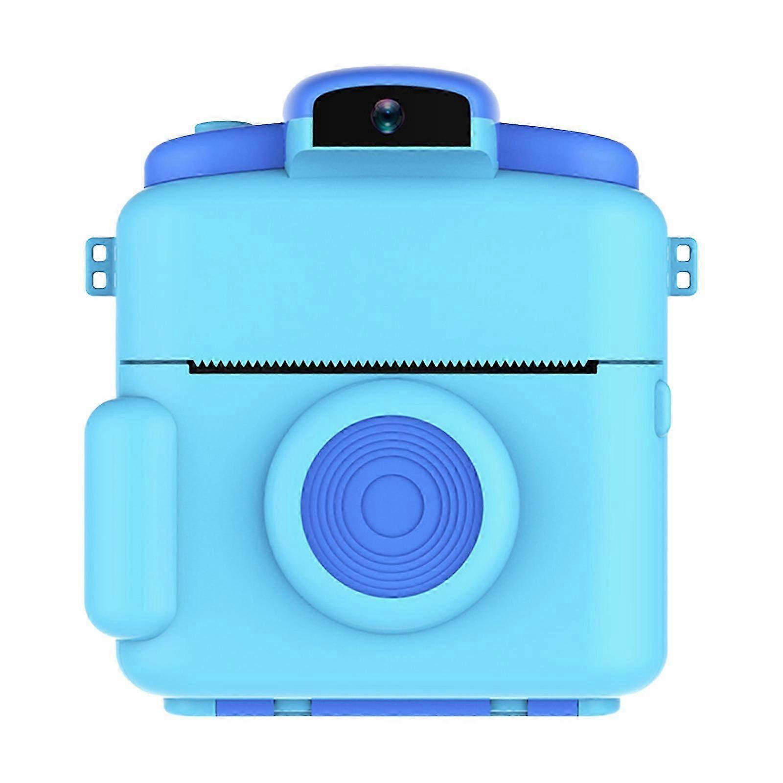 Children's Photo Printing Camera With Front And Rear Cameras 2.4 Inch Hd Video Recorder Easy To Carry PUW0846