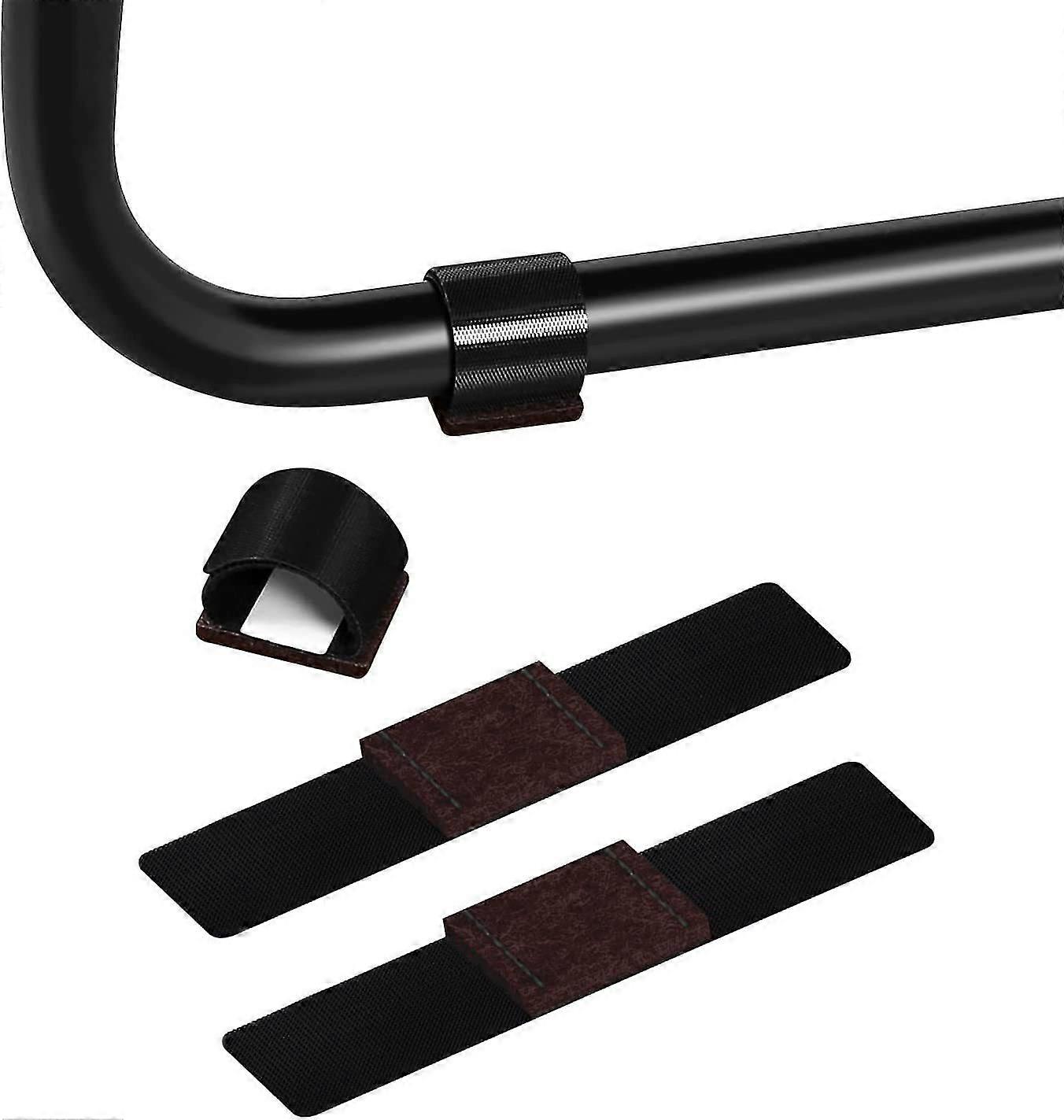 24 Pcs Felt Furniture Pads with Hook and Loop Fasteners for Sled Chair, Wrap-Around Felt Floor Savers, Can Easily