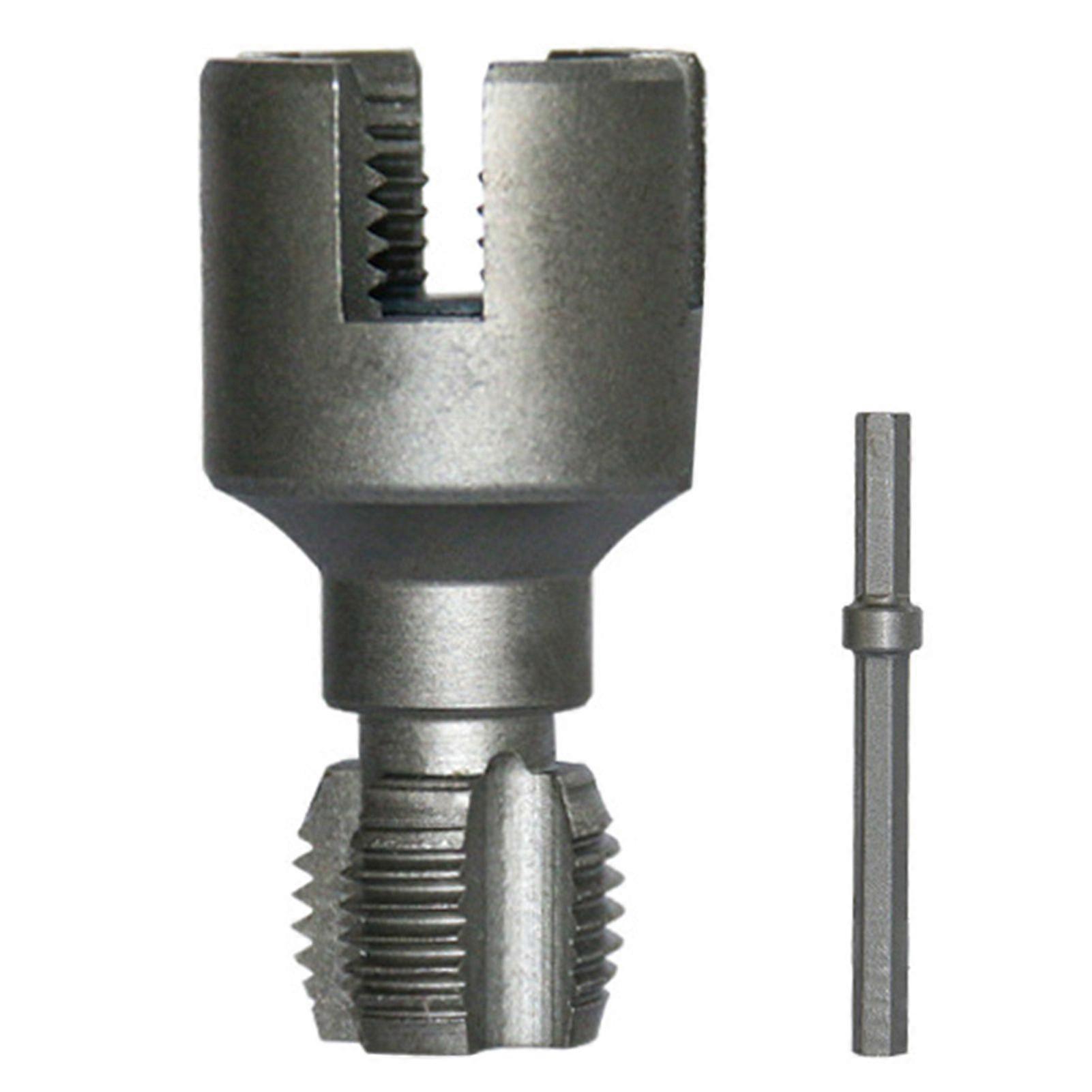 Pipe Thread Cutting Tool PVC Threader Kit for Electric Drill DIY Home Repair Internal External Rethreading
