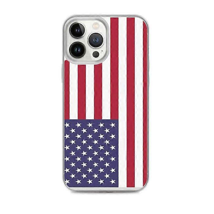 Phone Case – United States Flag – Compatible with iPhone 13 Pro Max – Soft Case – Durable and Shock-Resistant – Pixelforma