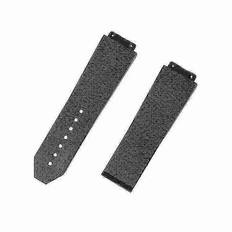 Waterproof Silicone Watch Strap for Hublot Big Bang Vertical Stripe-Compliant Hublot Timepiece