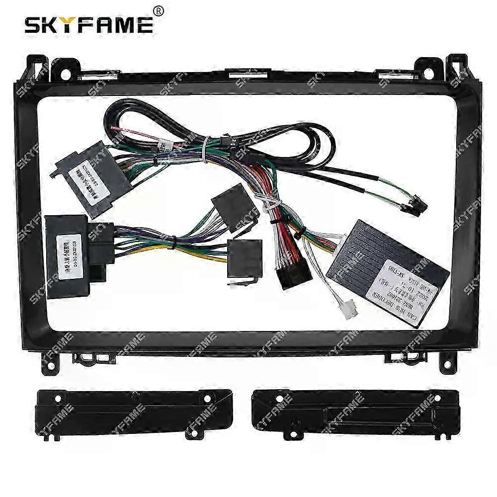 Car Frame Fascia Adapter Android Radio Dash Fitting Panel Kit Suitable for Benz W169 W245 Viano Vito W639 Sprinter B200 A\B Class W906