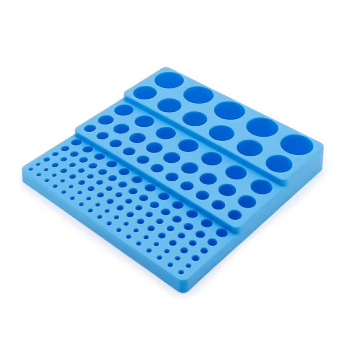 Multifunctional Drill Holder 131 Hole Tool Holder Box Blue