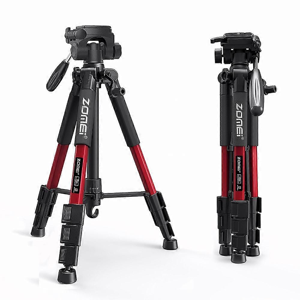 Versatile Artist's Tool: Aluminum Professional Tripod, Heavy Duty Camera Stand With Adjustable Height To 143cm For DSLR SLR Camera Support, Portable