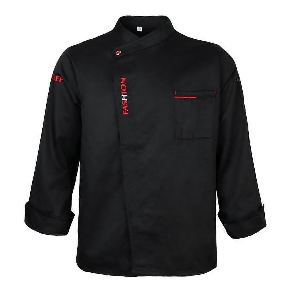 Chef Jacket chef clothes Kitchen Uniform Long Sleeves Hotel Restaurant Work