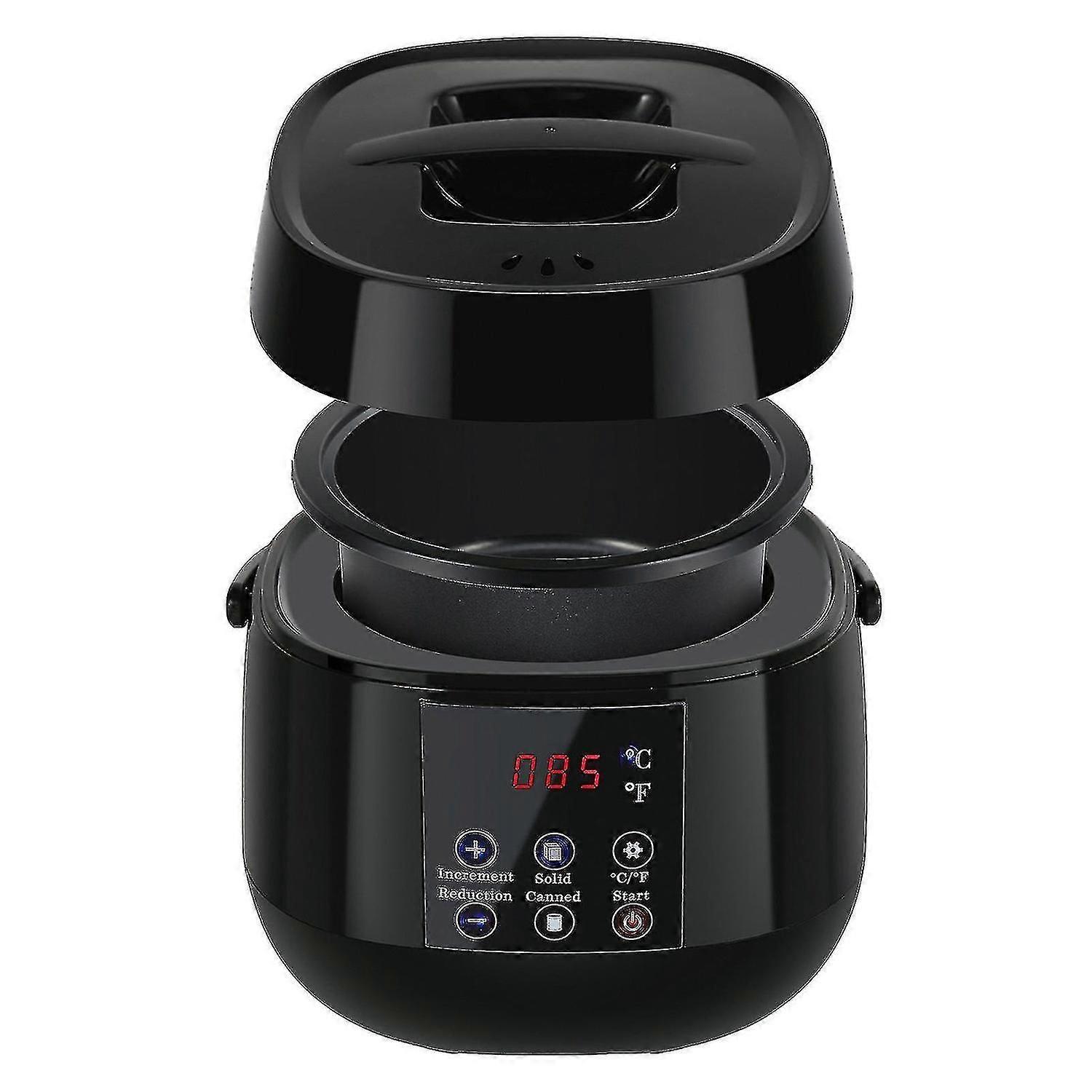 500cc Temperature Controllable Multifunctional Intelligent Wax Melting Machine Black