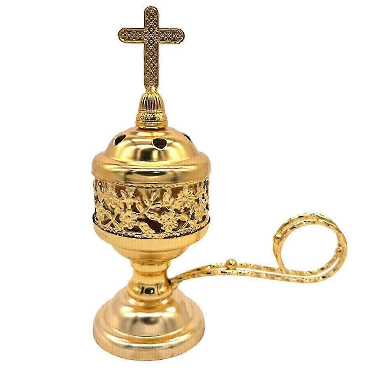 Trækul røgelse brænder guld røgelse holder trækul til røgelse brænder Censer røgelse brænder Catho