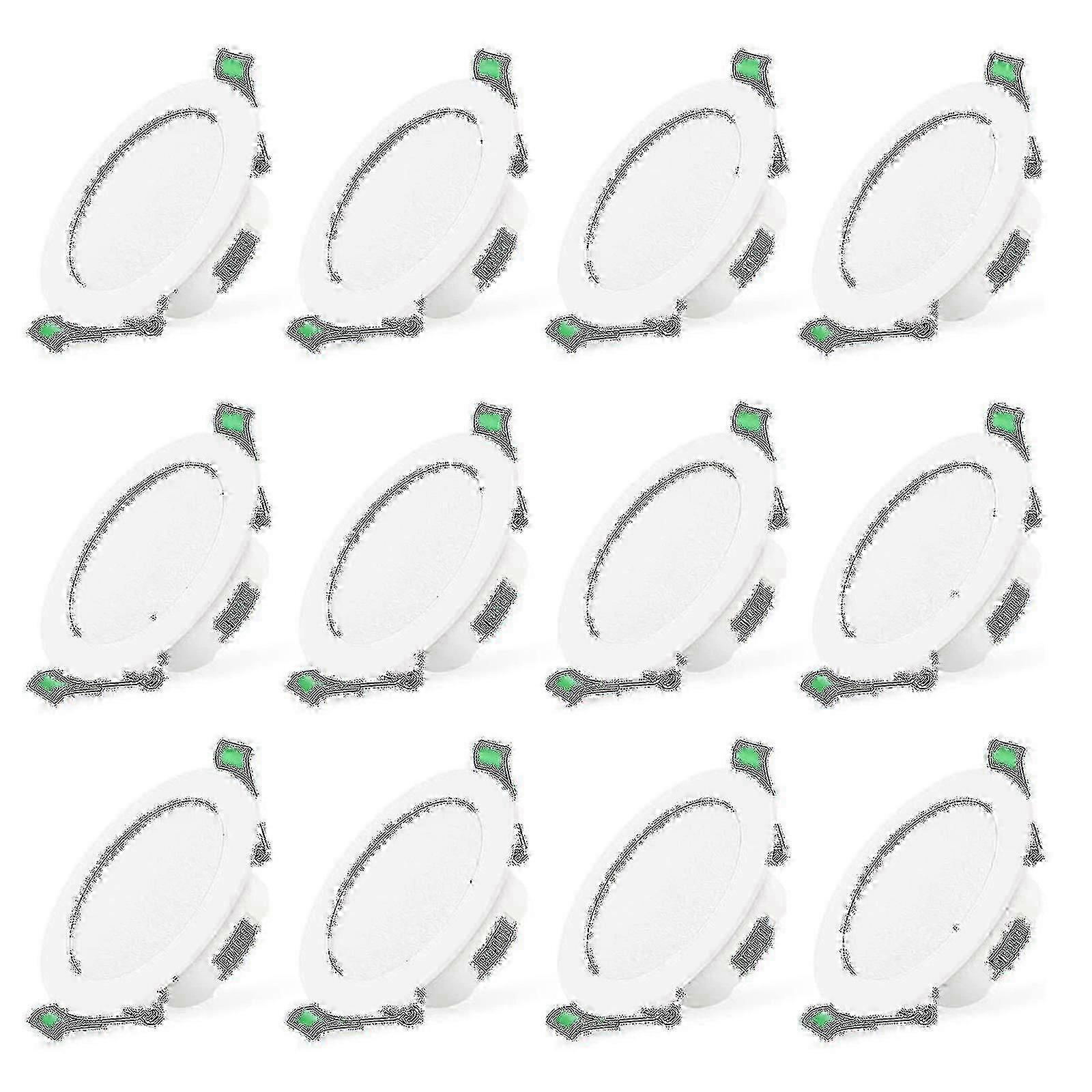 Slim 7W White LED Downlight Ceiling Spot Lights 12 Pack