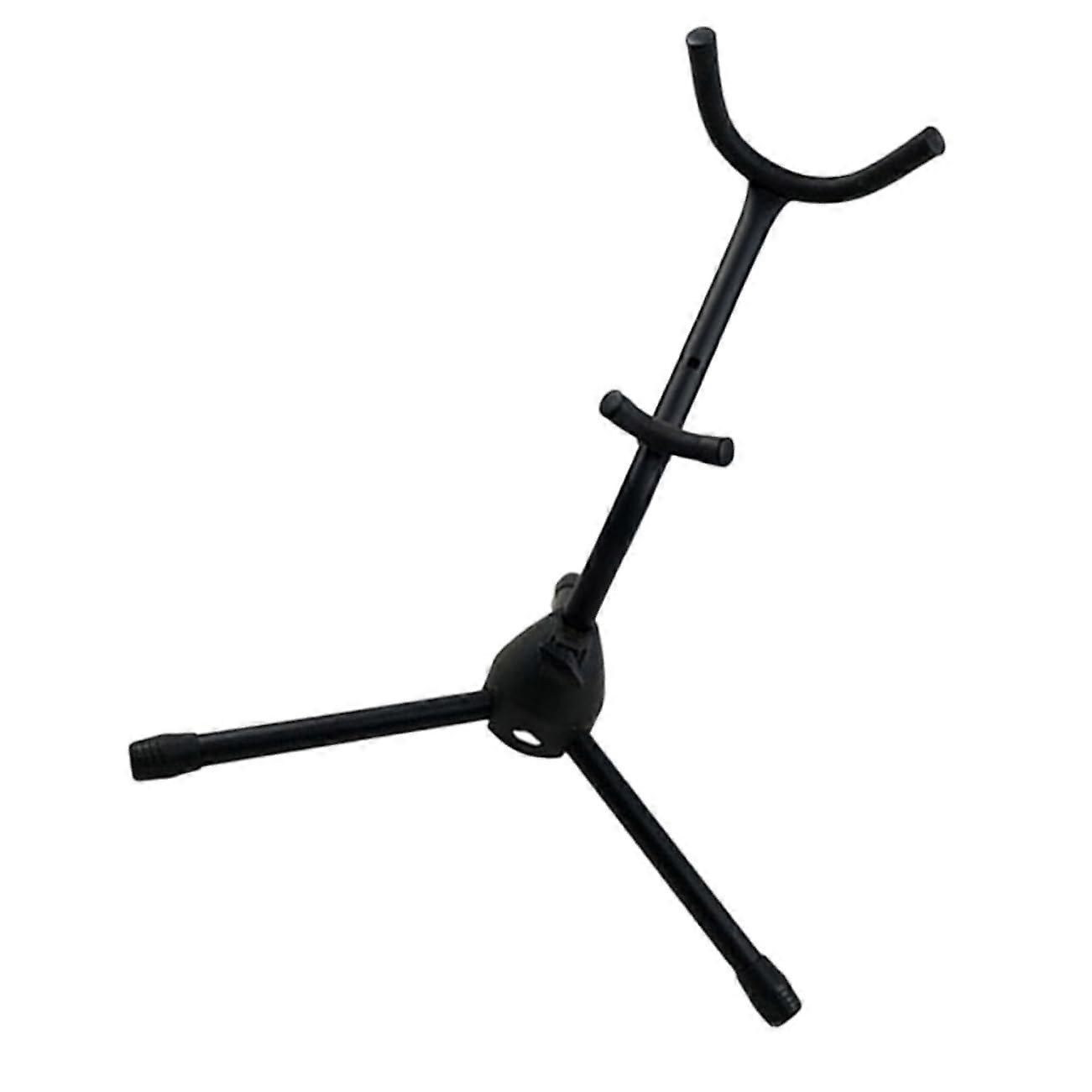 Portable Saxophone Stand for Alto and Tenor Saxophones, Stable Lightweight Rack with Adjustable Height Design