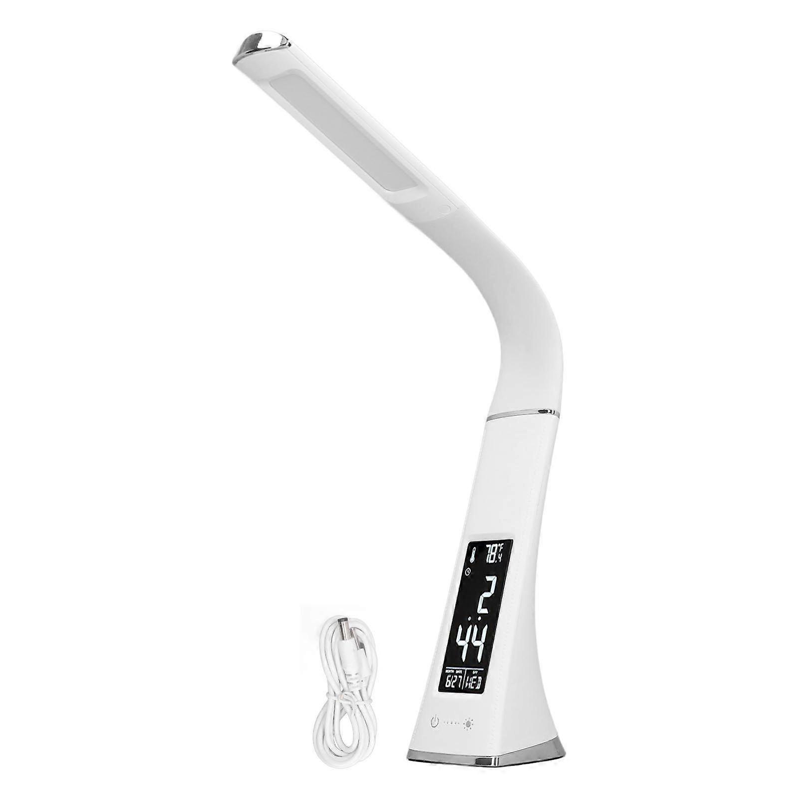 2025 Mais recente Modelo LED Lâmpada de Mesa Display Digital Gooseneck Touch Control