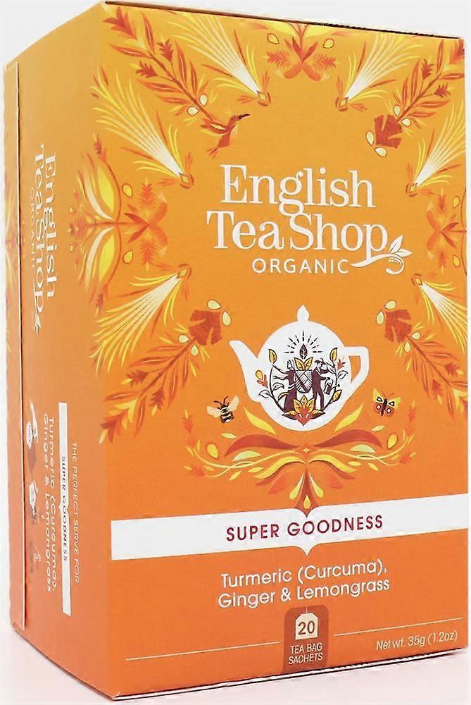 English Tea Shop 姜黄 （姜黄） 姜和柠檬草 - 20 茶包
