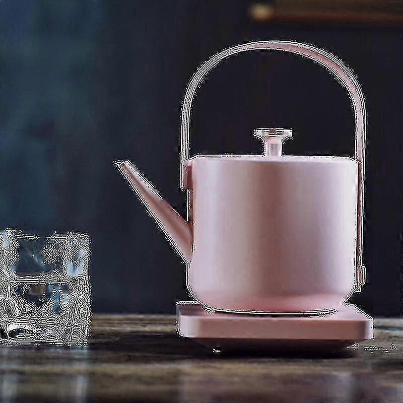 Retro Electric Kettle With Handle 600ml Simple Design Water Boiler Tea Coffee Pot Fast Boiling