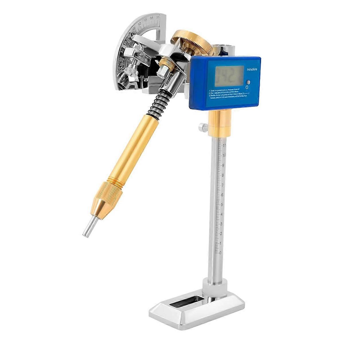 High Precision Gem Faceting Machine, Jewelry Tool with Digital Display, Adjustable Angle Locator fo