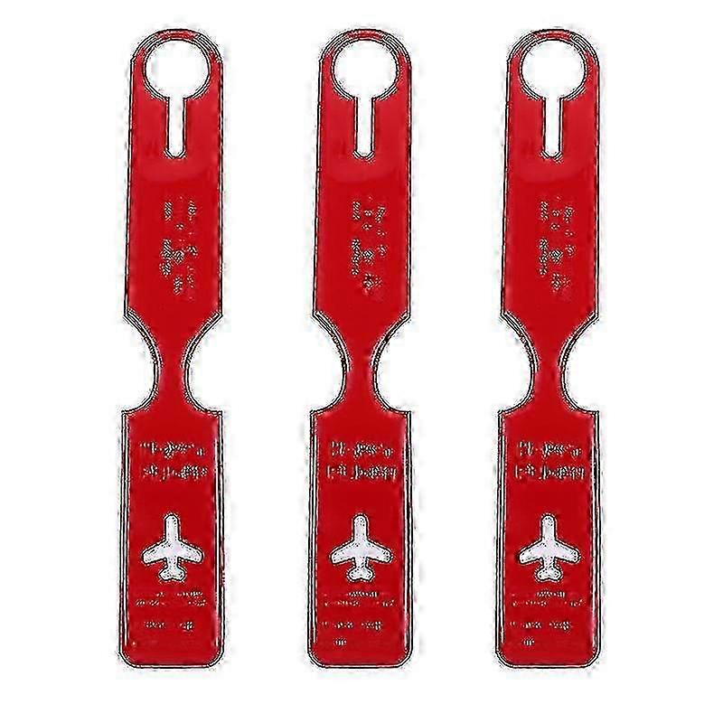 3pcs Gepäckanhänger