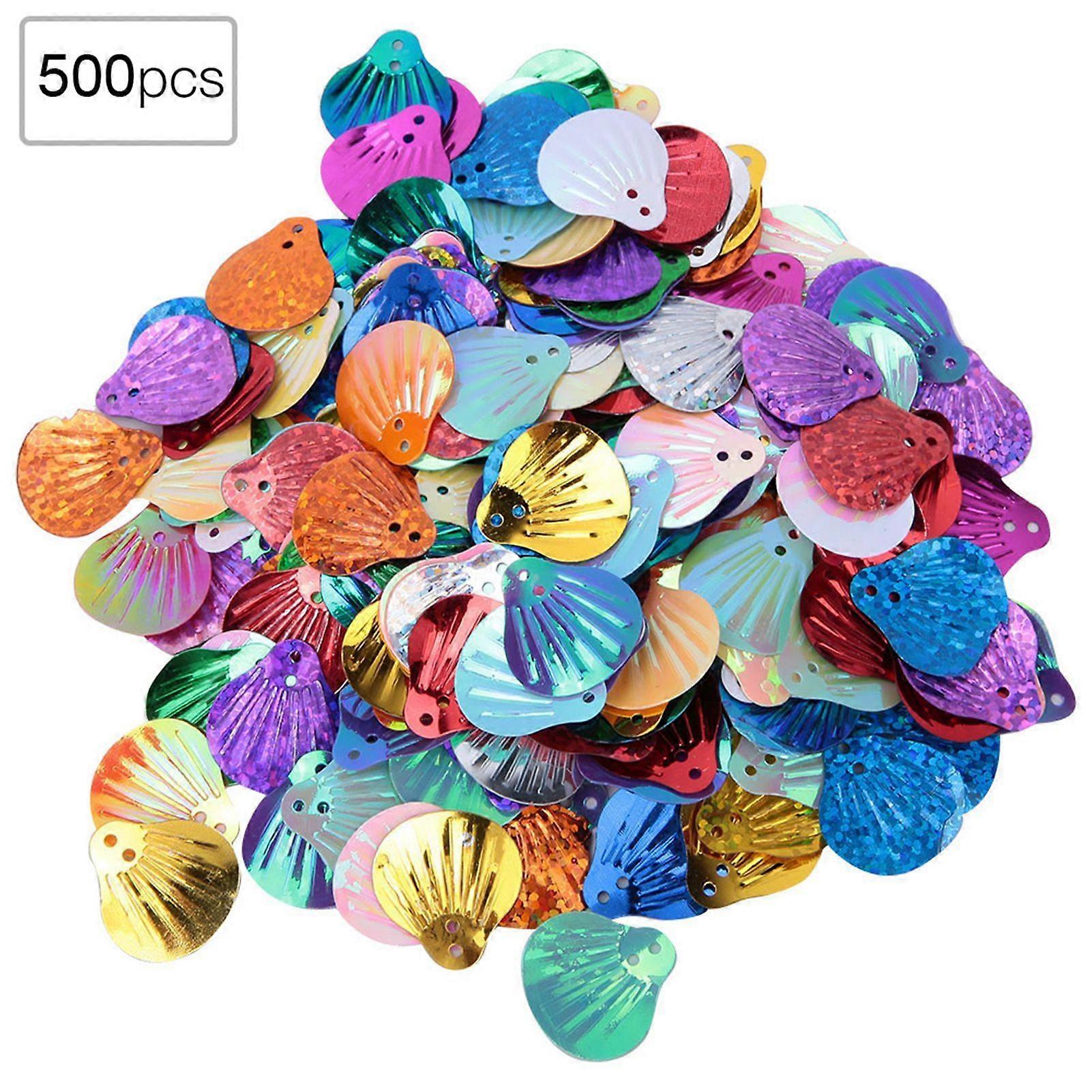 2025 Cel mai recent model 50G DIY PVC Shell Shape Sequels Petrecere de La mulți ani