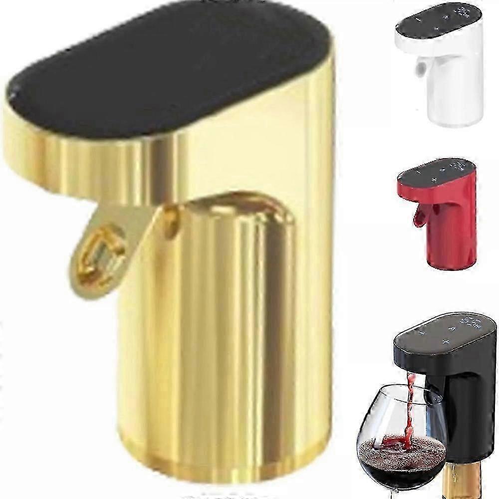 Smart Wine Dispenser with Digital Display - Rechargeable, One-Touch Operation for Liquor & Alcohol, Drinks