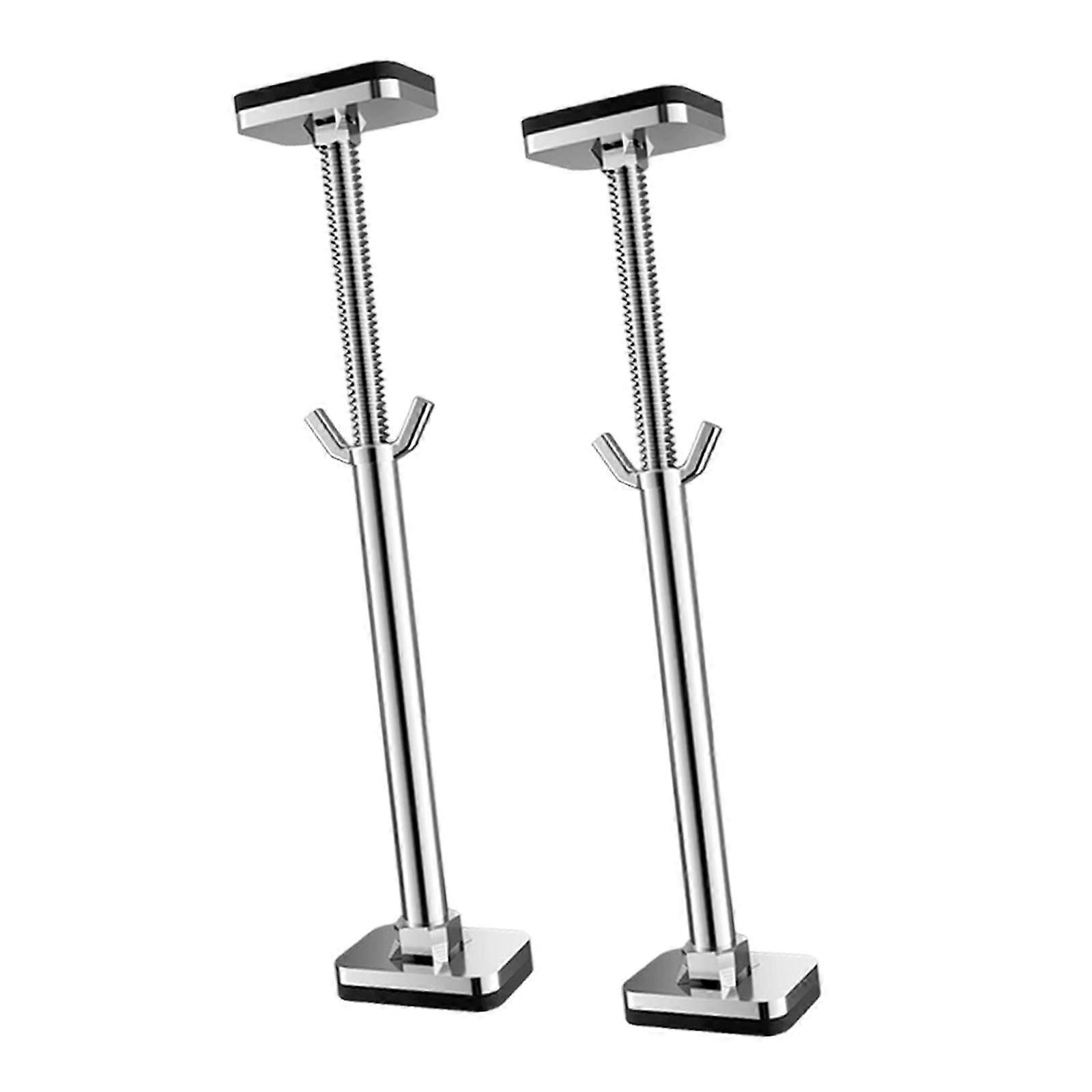 2Pcs Undermount Sink Support Undertable Basin Support Frame Adjustable Stainless