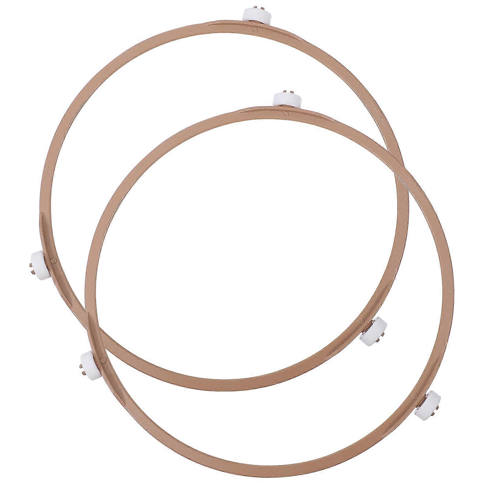 Microwave Oven Turntable Rings with Small Rollers, Easy to Use