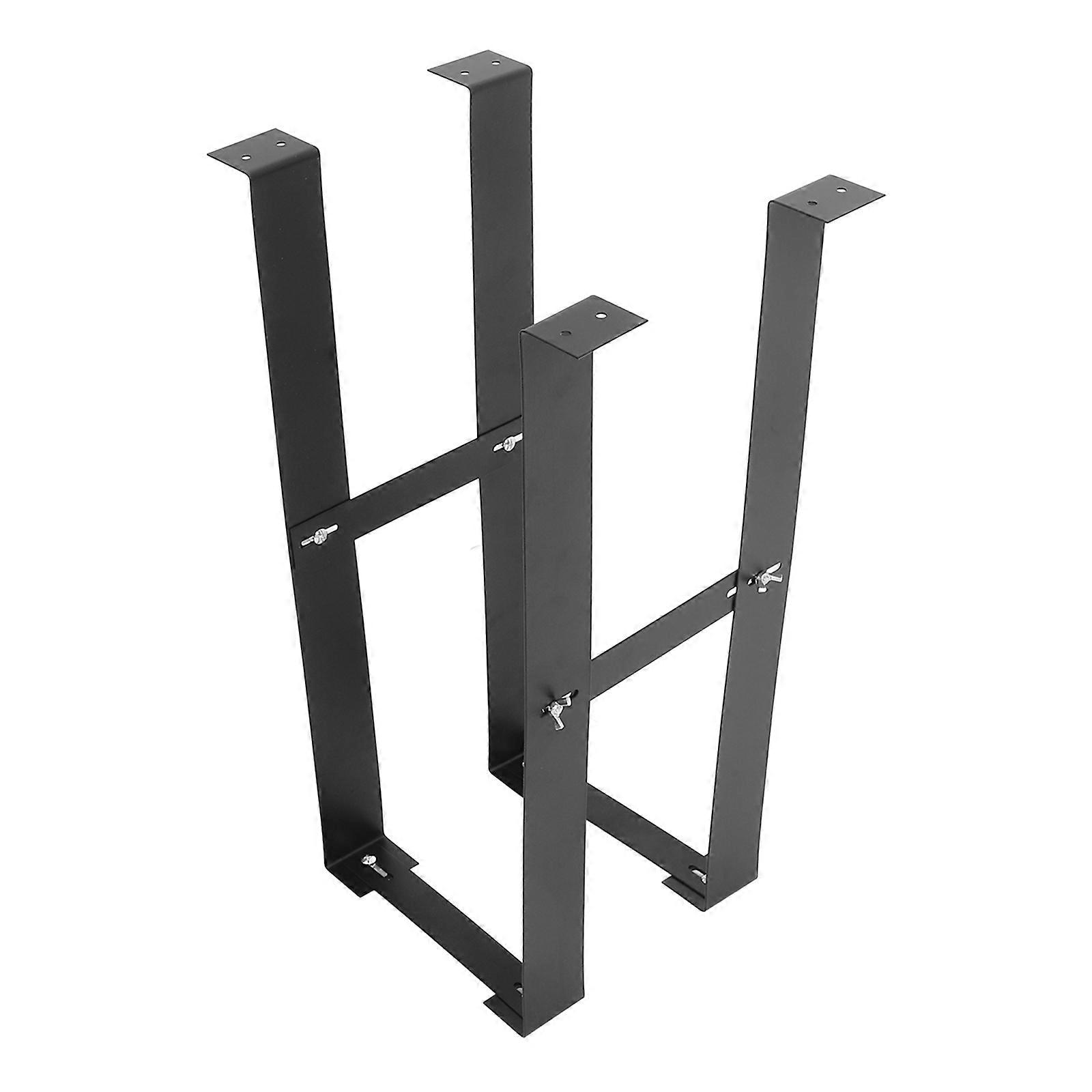 Adjustable PC Mount for Desktop Computer Towers Under Desk, Space Saving Steel Holder with High Temperature Coating, Fits Various Models