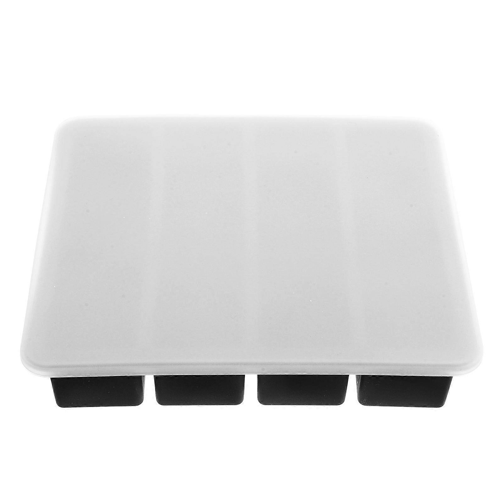 Silicone Ice Cube Trays with Lids – Reusable Ice Molds for Cocktails & Beverages – Dishwasher Safe Easy Release 2 Pack for Home Bars & Parties