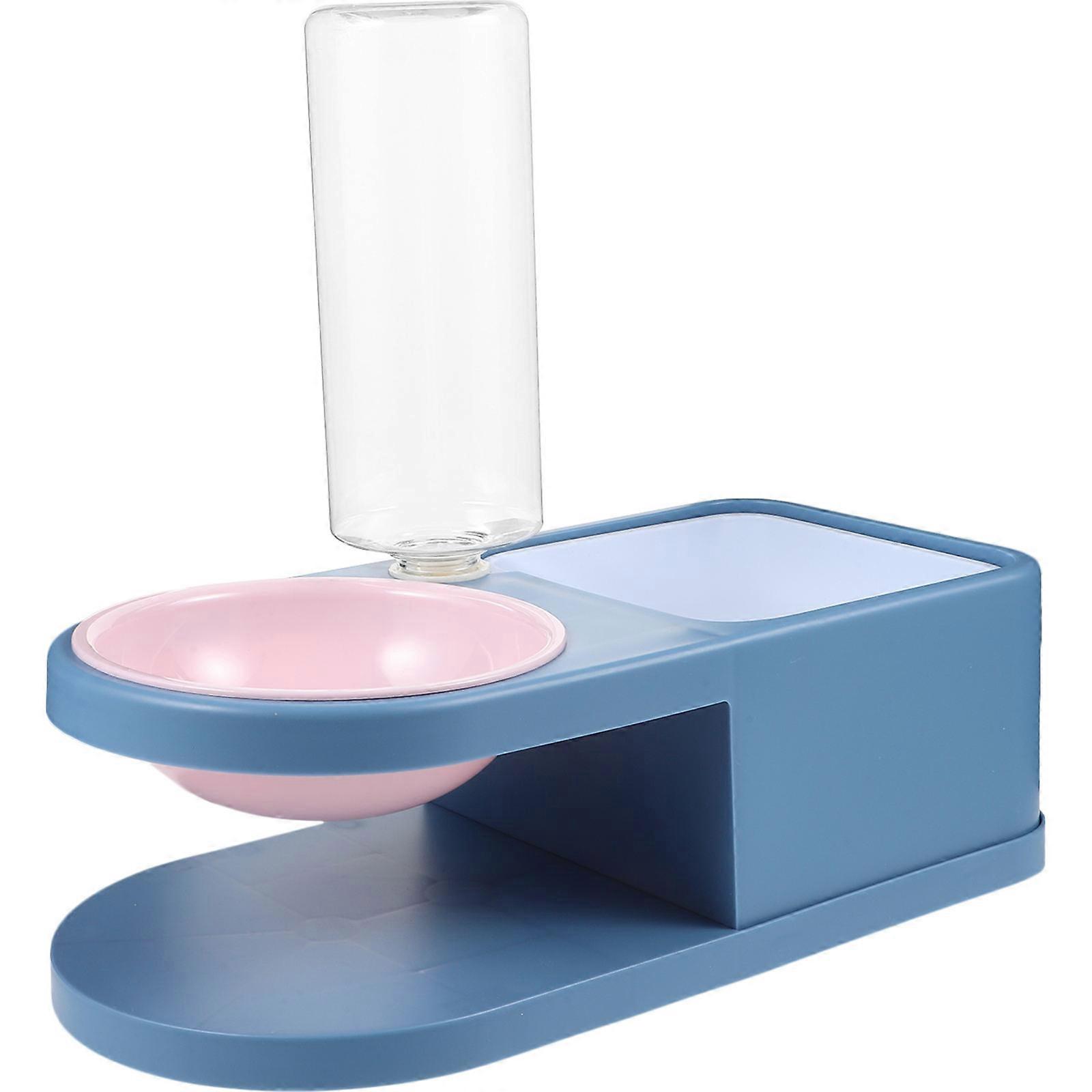 Cat Food Water Bowl Cat Bowls Protects from Harm User-Friendly Design Assorted Color 13.05X11.12X6.41in 1 Set