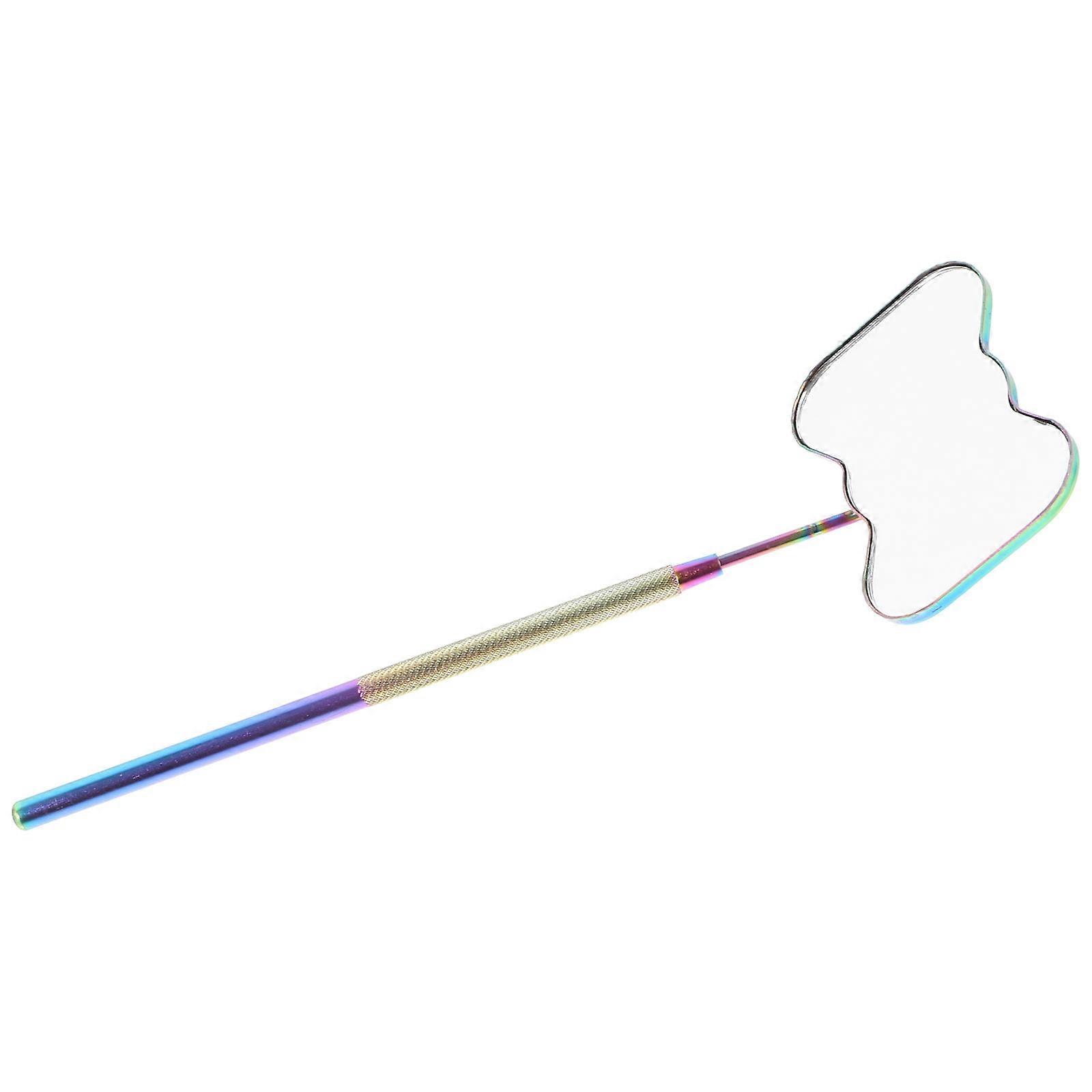 Stainless Steel Lash Mirror Practical Design Tools Girls 1Set