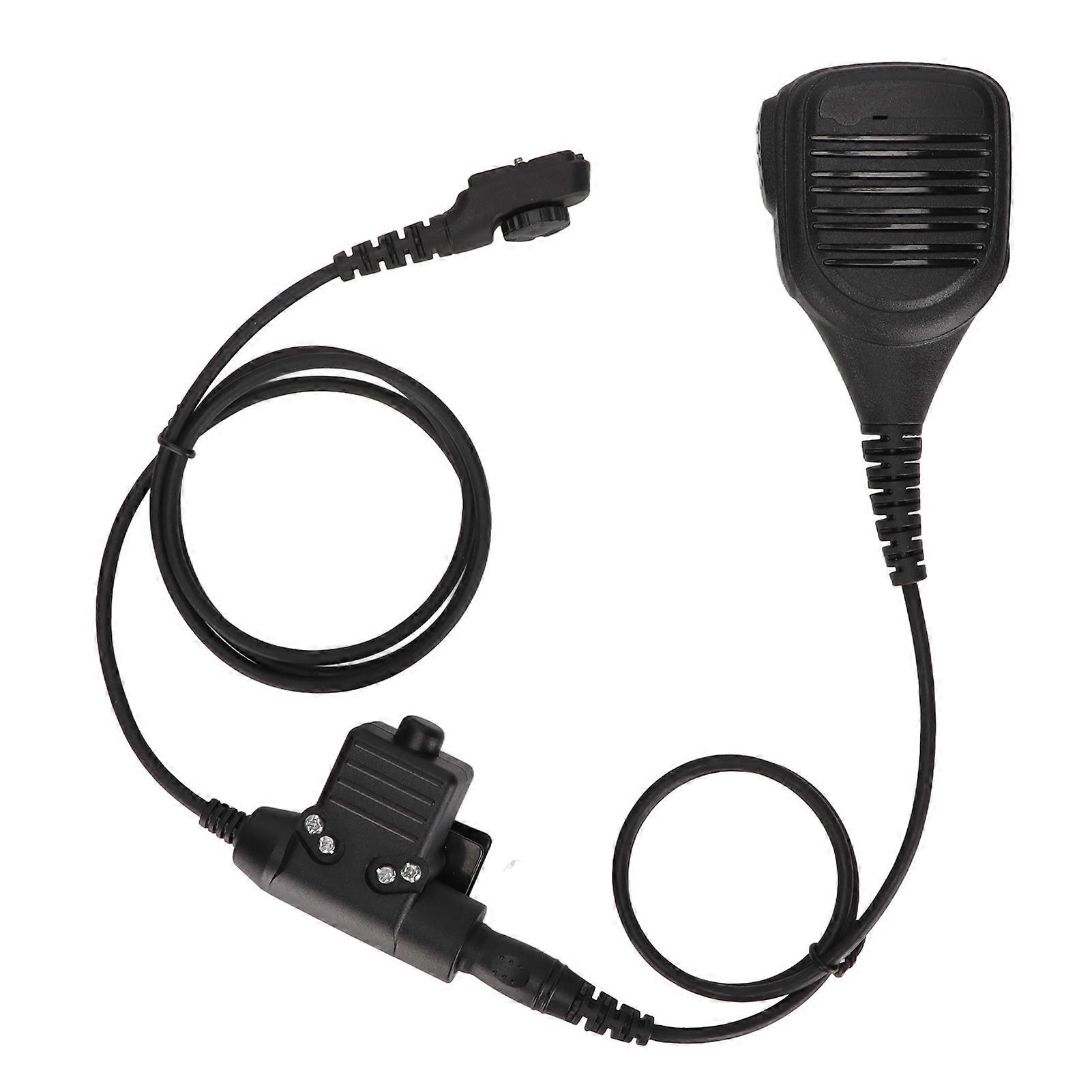 Microphone à main U94 PTT 7,1 mm, microphone d'épaule haute résistance avec clip pour Hytera PD780 PD785 PD788 PD780G