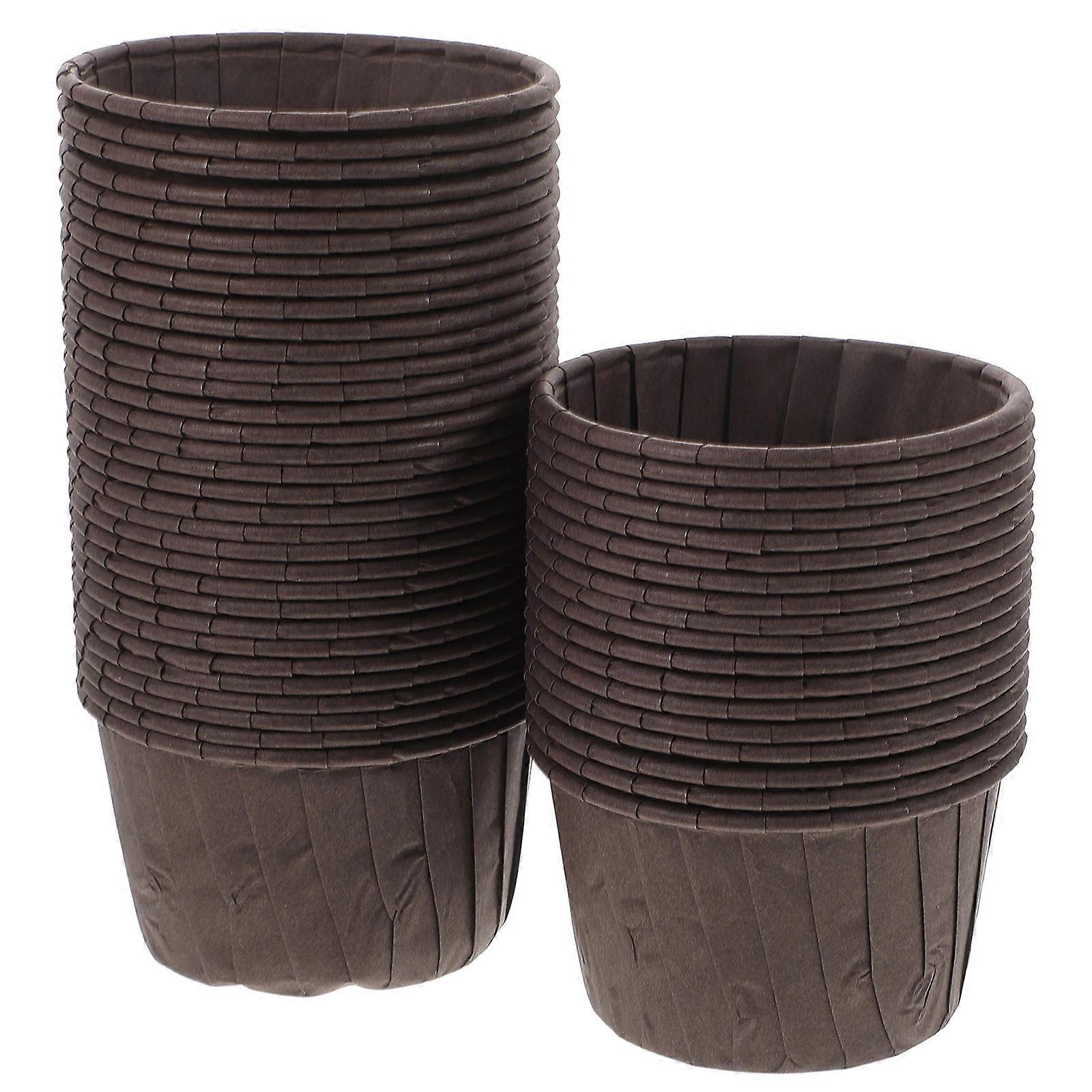 Muffin Baking Cups Paper Liners Restaurant Non-stick 6.7X6.7X4cm 50Set