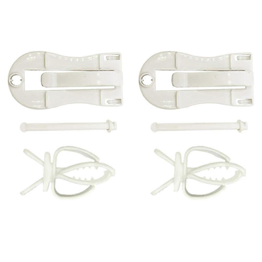 مقاطع الطيور قفص حامل الغذاء مقاطع لوازم الببغاء عقد الخضار 4 قطع أبيض