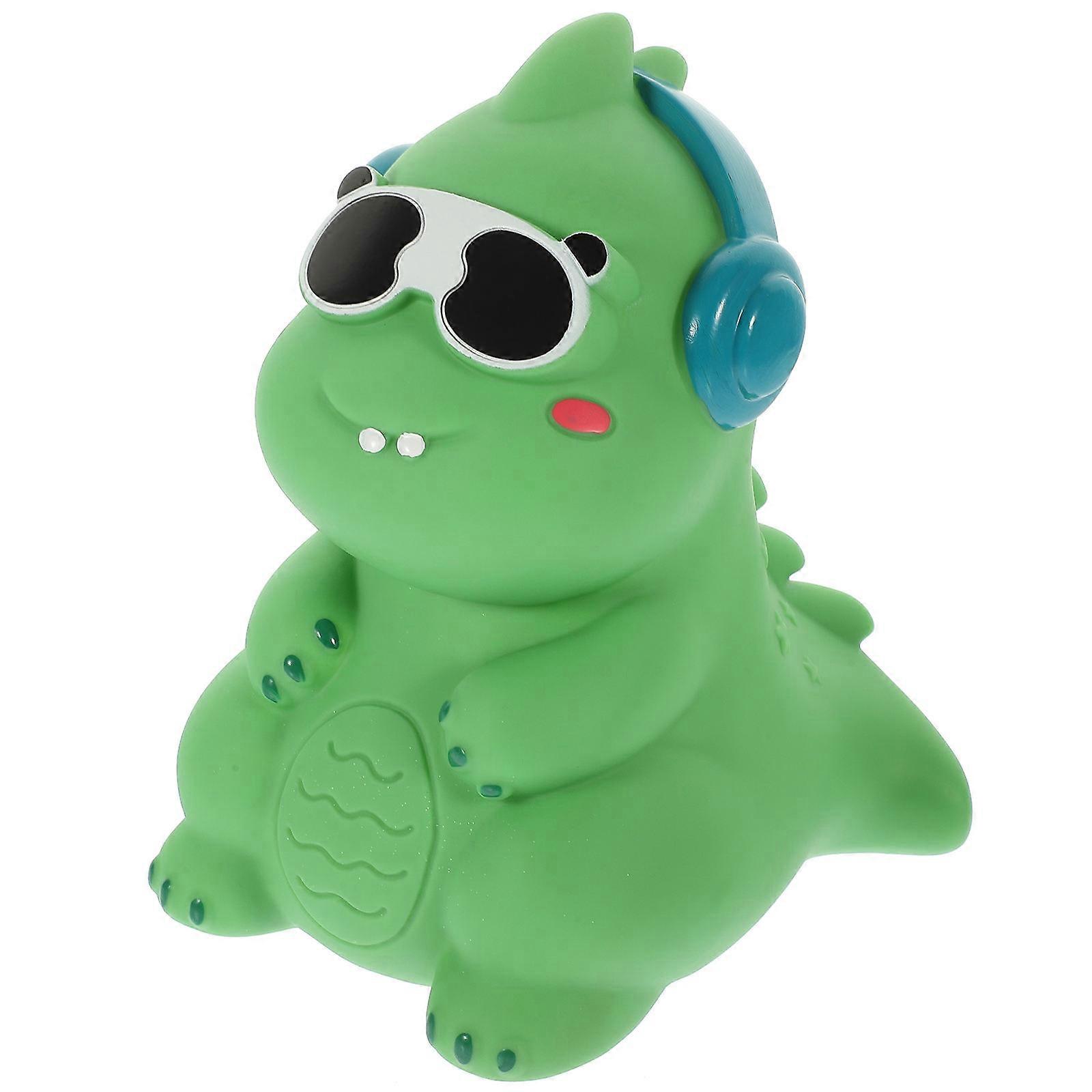 Unbreakable Money Jar Dinosaur Piggy Bank Green 20.5X17X14CM Children Coin Storage Dinosaur Shaped 1Pcs