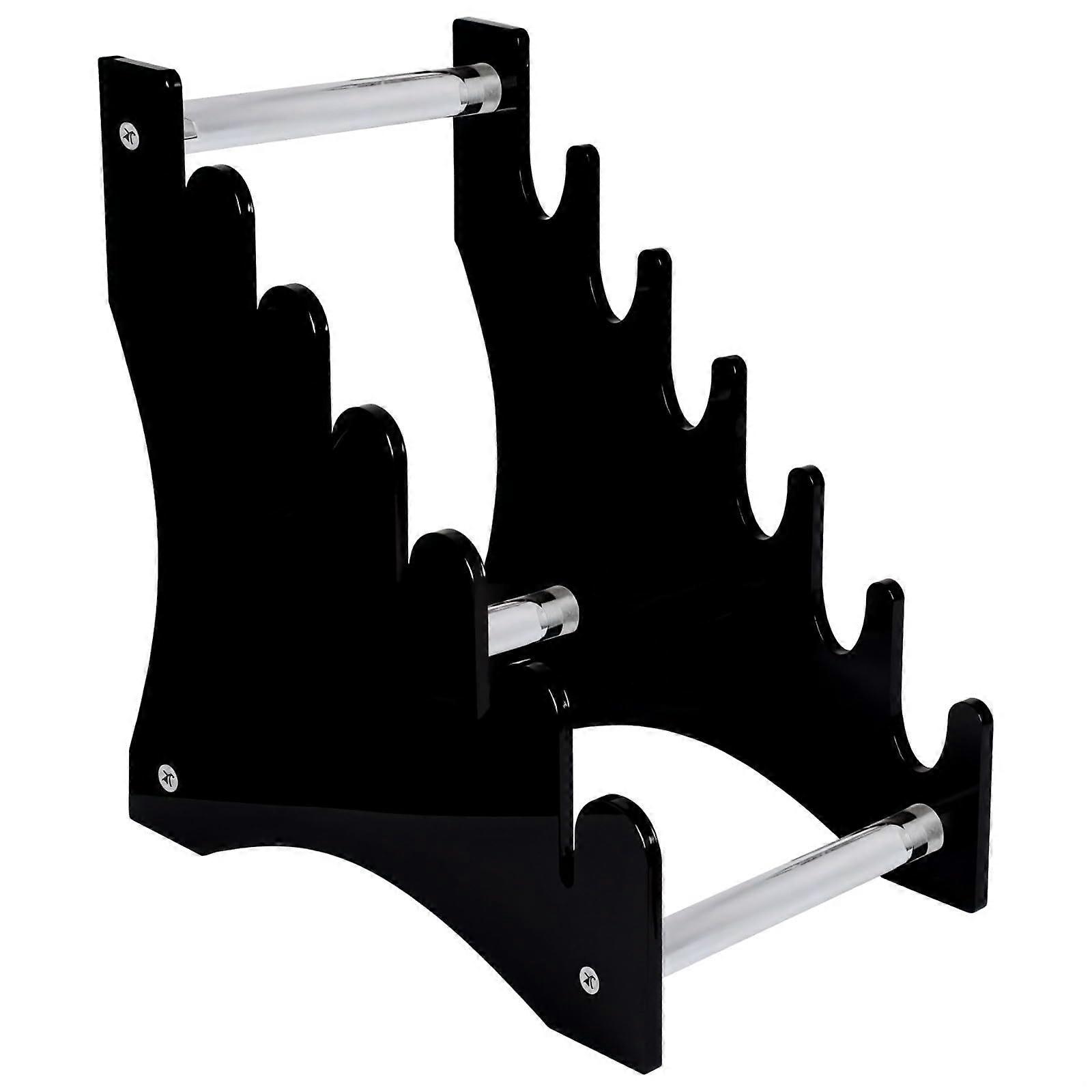 Removable acrylic knife stand with 6 levels, lightweight storage box for pocket knives, ideal for collectors and enthusiasts Ref: 9575