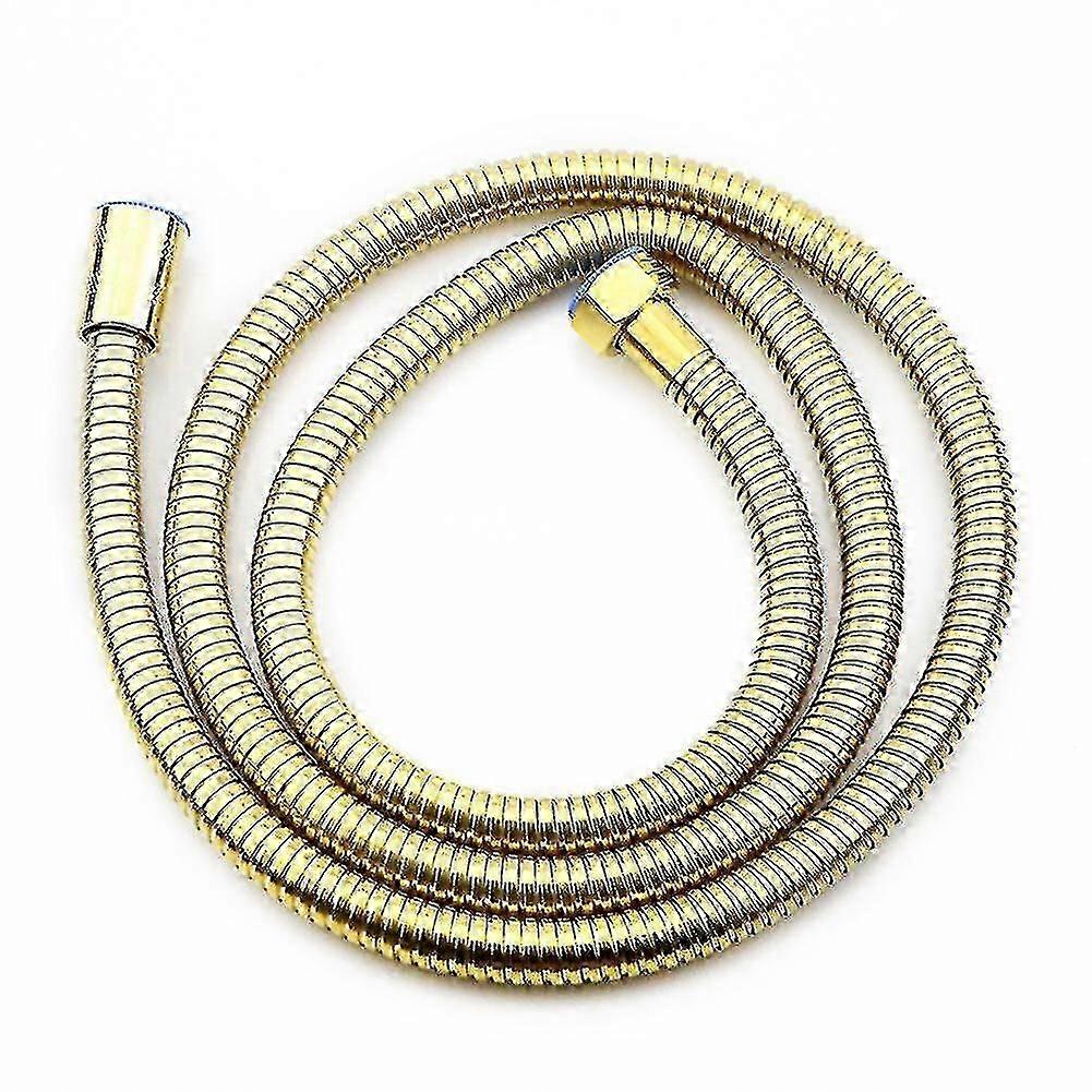 1,5 m guld rustfrit stål brusehovedslange