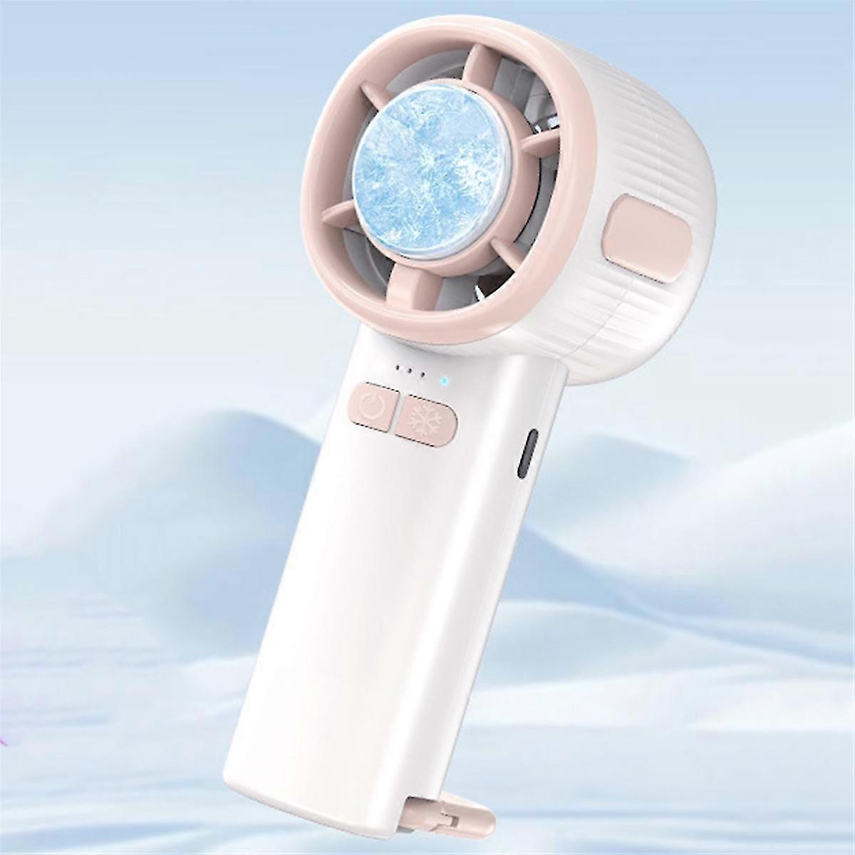 100-Gear Turbo Mini Ice Fan, Digital Display A